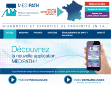 Tablet Screenshot of medipath.fr